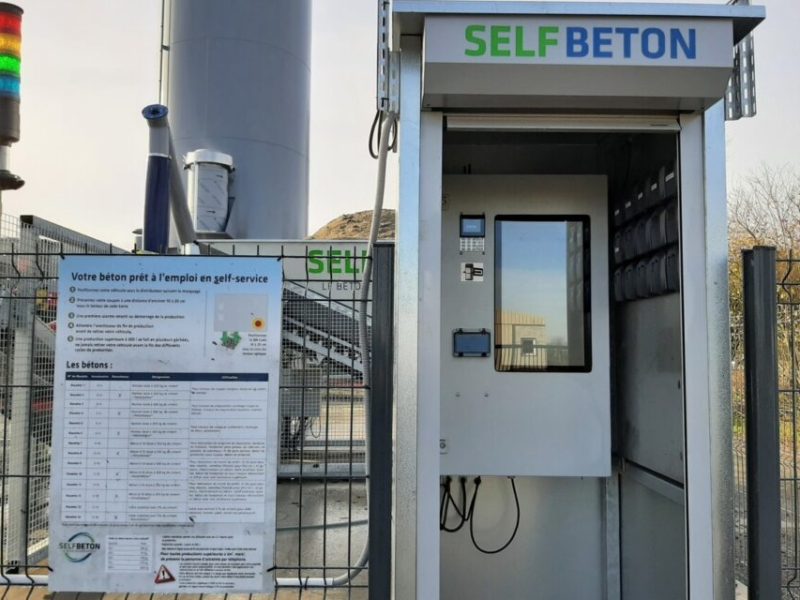 borne beton libre service
