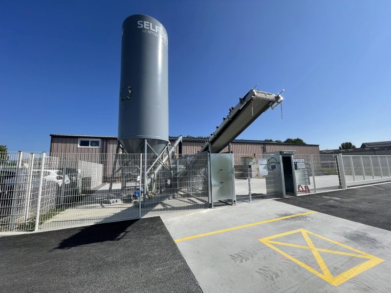 zone chargement centrale beton